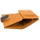 Tumble & Hide Black & Tan Leather Credit Card Holder with Tab