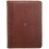 Tumble & Hide Lucera A4 Leather Zip Around Conference Folder Brown