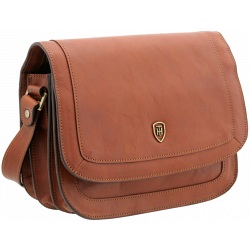 Tumble & Hide Trento Triple Gusset Flap Over Leather Bag