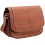Tumble & Hide Trento Triple Gusset Flap Over Leather Bag Cognac