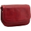 Tumble & Hide Trento Triple Gusset Flap Over Leather Bag Red