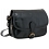 Tumble & Hide Pesaro Italico Leather Flap Over Shoulder Bag / Handbag Black