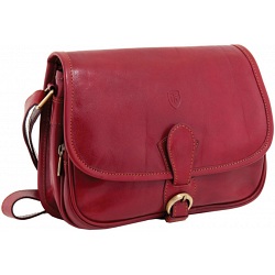 Tumble & Hide Pesaro Italico Leather Flap Over Shoulder Bag / Handbag