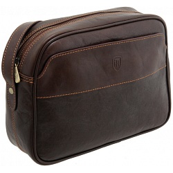 Tumble & Hide Vergato Italico Leather Zip Around Shoulder Bag