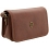 Tumble & Hide Leather Flap Over Shoulder Bag / Across Body Bag Brown