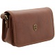 Tumble & Hide Leather Flap Over Shoulder Bag / Across Body Bag