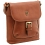 Tumble & Hide Flap Over Leather Across Body Bag Cognac