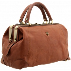 Tumble & Hide Leather Gladstone Bag / Doctors Bag