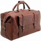 Tumble & Hide Leather Overnight Holdall Bag