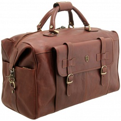 Tumble & Hide Leather Overnight Holdall Bag