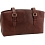 Tumble & Hide Ealing Triple Zip Top Leather Shoulder Bag Brown