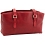 Tumble & Hide Ealing Triple Zip Top Leather Shoulder Bag Red