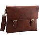 Tumble & Hide Lucca Flap Over Leather Satchel / Messenger Bag