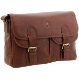 Tumble & Hide Flap Over Leather Satchel