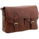 Tumble & Hide Flap Over Leather Satchel