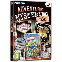 Open Box PC Game - GSP Adventure Mysteries Triple Pack Hidden Objects Game