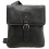 Yoshi Anderson Flap Over Leather Across Body Bag Black