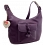 Yoshi Anson Leather Across Body Bag / Handbag Plum 
