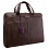 Yoshi Arlington Ladies Business Laptop Briefcase / Leather Grab Bag Chocolate
