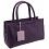 Yoshi Ashford Grab Bag / Leather Handbag Plum
