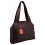 Yoshi Bayham Large Shoulder Bag / Leather Handbag Chocolate
