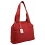 Yoshi Bayham Large Shoulder Bag / Leather Handbag Red
