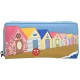 Yoshi Beach Hut Limited Edition Leather Purse with Coin Pocket