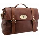 Yoshi Beatrice Large Flapover Business Satchel / Briefcase Bag