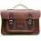 Yoshi Belforte Satchel / Large Leather Work Bag Brown / Navy