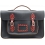 Yoshi Belforte Satchel / Large Leather Work Bag Navy / Red Polka