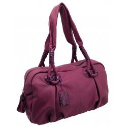 Yoshi Belle Python Trim Large Slouchy Shopper Bag