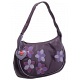 Yoshi Bellerose Large Leather Flower Applique Shoulder Bag / Handbag