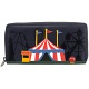 Yoshi Limited Edition Circus Big Top Applique Leather Purse with Coin Pocket