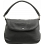 Yoshi Brody Flap Over Leather Shoulder Bag / Handbag Black