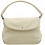 Yoshi Brody Flap Over Leather Shoulder Bag / Handbag Cream