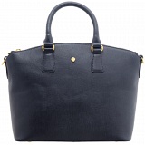Yoshi Calloway Cross-Grain Leather Zip Top Grab Bag
