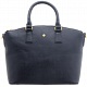 Yoshi Calloway Cross-Grain Leather Zip Top Grab Bag