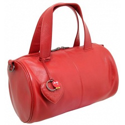 Yoshi Cardon Leather Barrel Shoulder / Grab Bag / Handbag