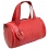 Yoshi Cardon Leather Barrel Shoulder / Grab Bag / Handbag Red
