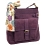 Yoshi Coppola Hope Springs Leather Across Body Bag / Handbag Aubergine