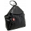 Yoshi Coram Leather Backpack / Rucksack Black
