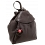 Yoshi Coram Leather Backpack / Rucksack Chocolate