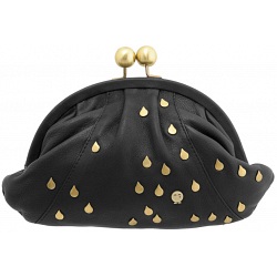 Yoshi Dahlia Tears Clutch Bag / Leather Evening Bag