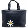 Yoshi Hampton Daisy He Loves Me Applique Leather Grab Bag / Handbag