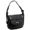 Yoshi Denton Bird Leather Slouch Shoulder Bag / Handbag Black