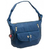 Yoshi Denton Bird Leather Slouch Shoulder Bag / Handbag