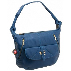 Yoshi Denton Bird Leather Slouch Shoulder Bag / Handbag