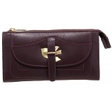 Yoshi Denton Large Leather Zip Top Bird Purse