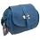Yoshi Denton Bird Leather Across Body / Flapover Bag Denim