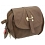 Yoshi Denton Bird Leather Across Body / Flapover Bag Taupe
